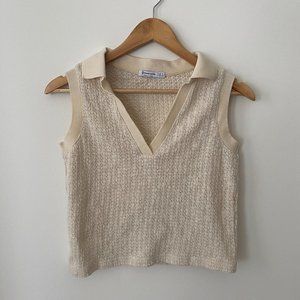 Stradivarius Collared Knit Tank
